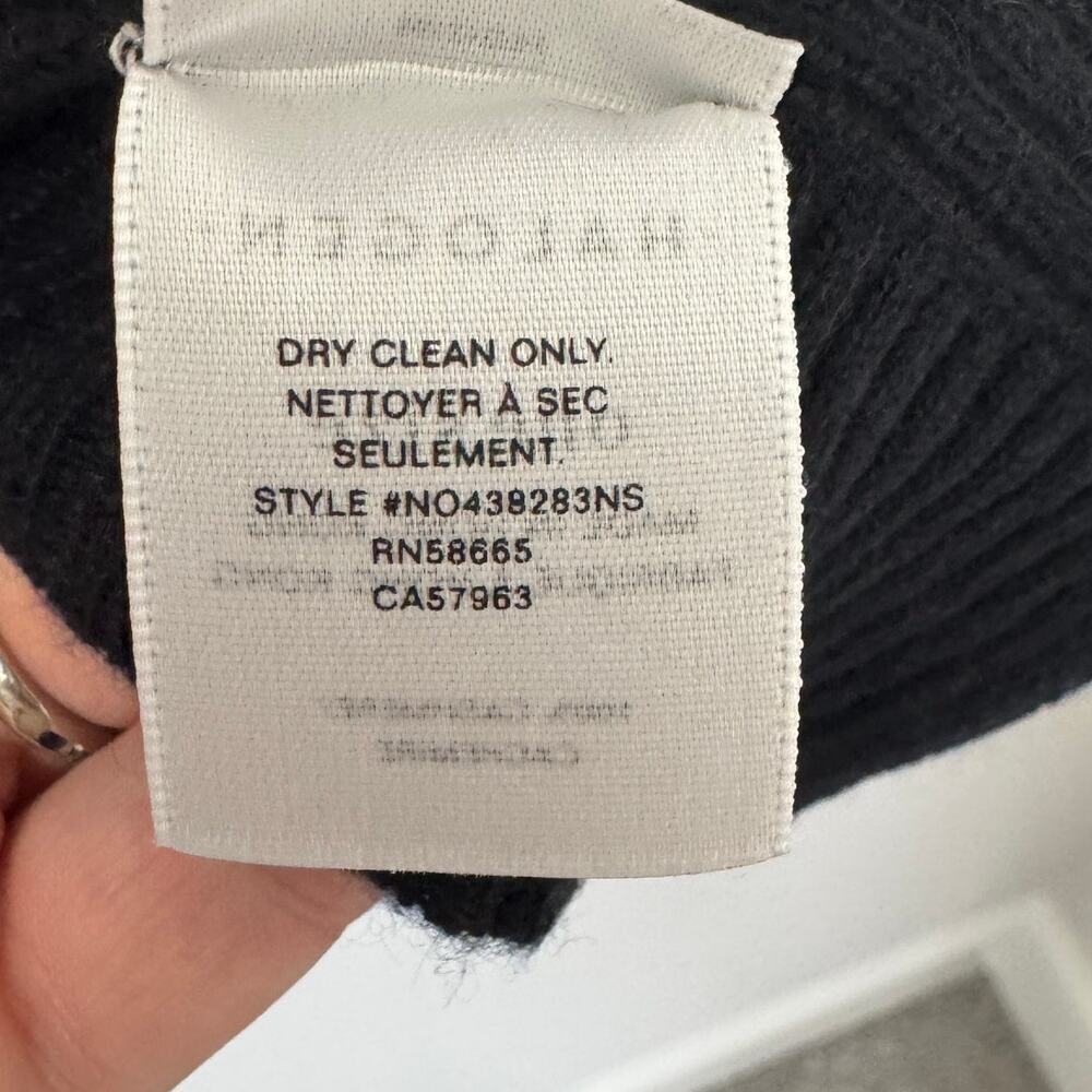 Halogen 100% Cashmere Easy Throw On Ruana in Black - One Size - Picture 5 of 7